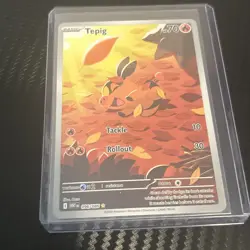Pokemon TCG Tepig Card 096/086 IR White Flare English Edition - Image 1