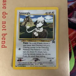 Smeargle Promo Card 32 WOTC Near Mint Black Star Promo Card (fast dispatch) - Image 2