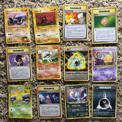 Vintage Japanese Pokemon Card Neo Genesis, Gym, Fossil, Jungle Bulk Lot - Image 1