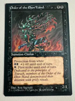 7x Black: 4x Uncommon + 3x Common MTG - Fallen Empires - Englisch ©1994 NM/EX - Image 2
