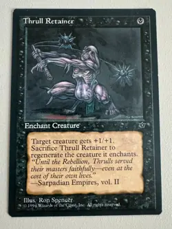7x Black: 4x Uncommon + 3x Common MTG - Fallen Empires - Englisch ©1994 NM/EX - Image 4