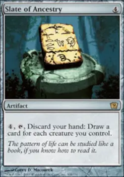 MTG - Slate of Ancestry - 9th Edition - NM, English Magic FLAT RATE SHIP - Image 1