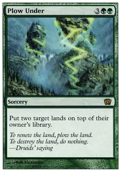 MTG - Plow Under - 8th Edition - NM, English Magic FLAT RATE SHIP - Image 1