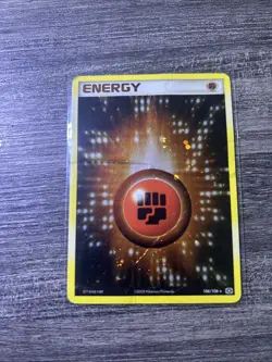 Pokemon Fighting Energy 106/106 Emerald Holo Card - Image 1