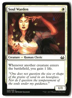 MTG Soul Warden [MM3 - 24] LP 6-15 - Image 1