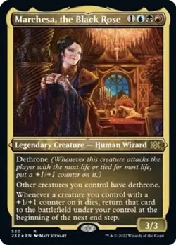 Marchesa, the Black Rose #520 Etched Foil MtG Double Masters 2022 R - Image 1