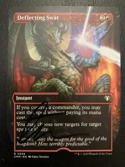 Deflecting Swat Artist Proof Signed Commander Masters CMM MTG - Image 1