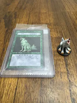 Yugioh! Dungeon Dice Monsters DDM Silver Fang Figure (B2-12) + Original Card ￼ - Image 1