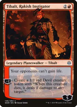 MTG Tibalt, Rakish Instigator ** War of the Spark ** English (NM) - Image 1