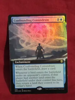 Mtg. Confounding Conundrum. Foil Extended Art. Zendikar Rising. Pack Fresh - Image 1