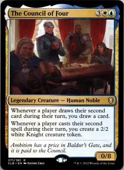 The Council of Four 271 Commander Legends: Battle for Baldur's Gate Mtg NM - Image 1