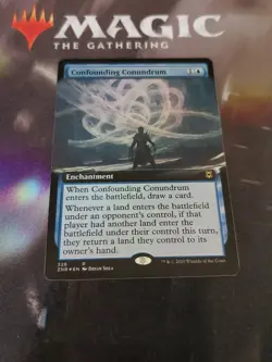 Mtg. Confounding Conundrum. Foil Extended Art. Zendikar Rising. Pack Fresh - Image 1
