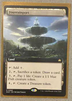 Fountainport (Extended Art) Bloomburrow Regular - Image 1