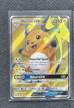 Raichu GX - SM90 - Pokemon Sun & Moon Promo Ultra Rare Card NM - Image 1