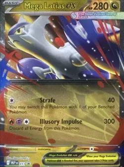 Mega Latias ex 011 Holo Promo ME: Mega Evolution Promo Pokemon Holo Near Mint - Image 1