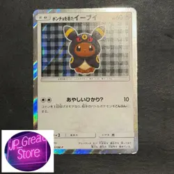Poncho Wearing Eevee Umbreon 141/SM-P Japanese Pokemon Card Promo from Japan - Image 1