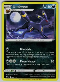 Umbreon 009/015 Promo McDonald's Promos 2024 Pokemon Lightly Played - Image 1