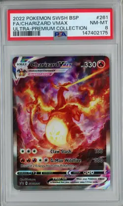 PSA 8 Charizard VSTAR SWSH261 Ultra Premium Collection Pokemon Card - Image 1