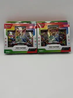 Pokemon TCG First Partner Illustration Collection Series 1 Boxes (2) SEALED - Image 1