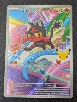 Pokemon First Partner Illustration Series 1 Alolan Starters Promo Set NM (D) - Image 3