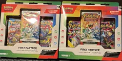 Pokemon TCG First Partner Illustration Collection Promo - 2 Packs English - Image 1