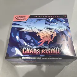 Pokemon TCG Mega Evolution Chaos Rising Elite Trainer Box IN HAND - Image 1