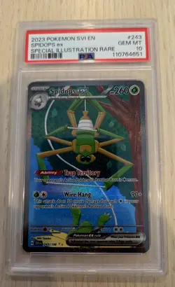 Pokemon Scarlet Violet Spidops IR PSA 10 - Image 1