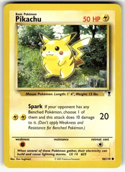 Pikachu 86/110 Common Legendary Collection Pokemon Lightly Played - Image 1
