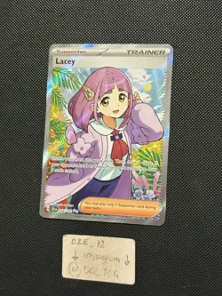 Pokemon Stellar Crown - Lacey - 166/142 - Full Art Rare - M/NM￼ - Image 4