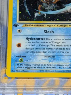 Kabutops 6/75 1st Edition Holo Rare Neo Discovery Pokemon Tcg PSA 8 NM-MT - Image 5