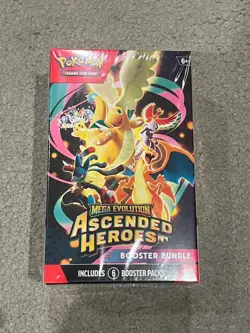 VERY HEAVY 153G Pokemon Ascended Heroes Booster Bundle 6 Packs NEW & SEALED - Image 2