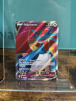 Pokemon TCG Salamence V - 185/189 - SwSh Darkness Ablaze - Image 1