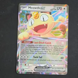 The Pokemon Company Meowth EX 062/088 Pokemon EX Rare Full Art Holo 170 HP Eng - Image 1