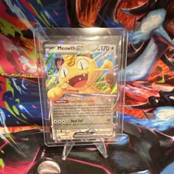 Meowth EX 062/088 Holo 170 HP Pokemon TCG Basic Cat - Image 1