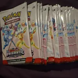 24 packs Pokemon TCG Prismatic Evolutions Booster Pack Lot 10 Packs English - Image 1
