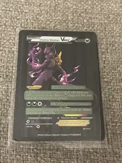 Shadow Mewtwo Vmax Black Foil Fan Art Card Lord Of Shadow Hp880💥 - Image 1