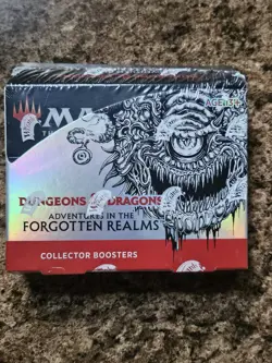 Magic MTG Dungeons & Dragons Forgotton Realms Collector Booster Card Box Sealed - Image 1