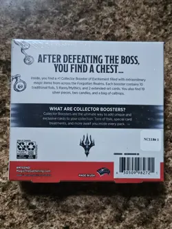 Magic MTG Dungeons & Dragons Forgotton Realms Collector Booster Card Box Sealed - Image 2