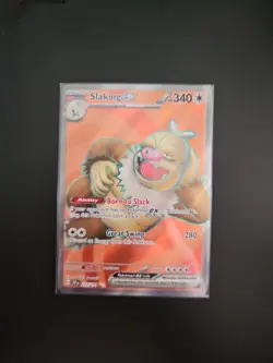 Pokemon TCG Slaking EX Full Art Ultra Rare Holo Card 227/191 Surging Sparks - Image 1
