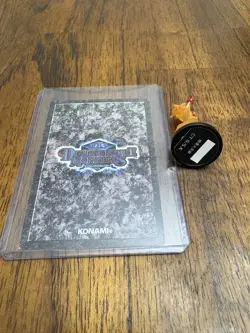 Yugioh Dungeon Dice Monsters Darkfire Dragon Translucent with card - Image 2