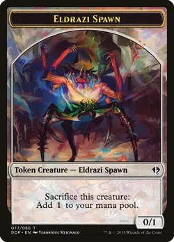Eldrazi Spawn MTG Dual Deck Token NM x2 (0/1 Crab) - Magic Card - Image 1