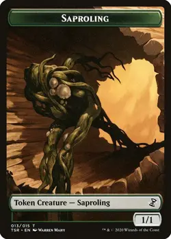 Saproling MTG Timespiral Remastered Token NM x4 (1/1) - Magic Card - Image 1