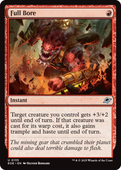 Full Bore (0135) - NM - Edge of Eternities - MTG - Image 1