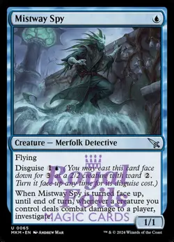 Mistway Spy 4x FOIL MTG Murders at Karlov Manor MKM Uncommon MINT blue - Image 1