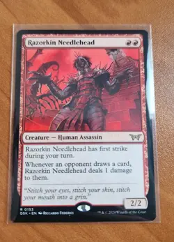Magic MTG Razorkin Needlehead DSK 0153 Regular Rare - NM condition - Image 1