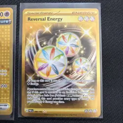 Pokemon Paradox Rift x2 - Iron Valiant EX 261/182 & Reversal Energy 266/182 - NM - Image 3