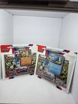 2x Pokemon TCG: Scarlet and Violet 3-Pack Blister Pack Sealed Arcanine/Dondozo - Image 1