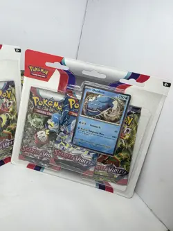 2x Pokemon TCG: Scarlet and Violet 3-Pack Blister Pack Sealed Arcanine/Dondozo - Image 3
