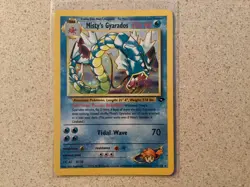 Pokemon Misty's Gyarados 13/132 Gym Challenge Holo Unlimited - Image 1
