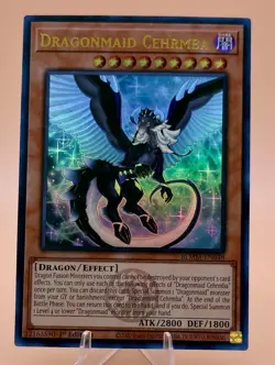 Yu-Gi-Oh! Dragonmaid Cehrmba BLMM-EN048 Emblazoned Ultra Rare 1st Ed NM Unplayed - Image 3
